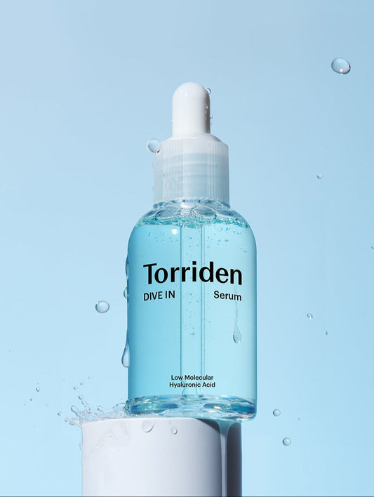 Torriden DIVE-IN serum dropper bottle — lightweight non-sticky texture