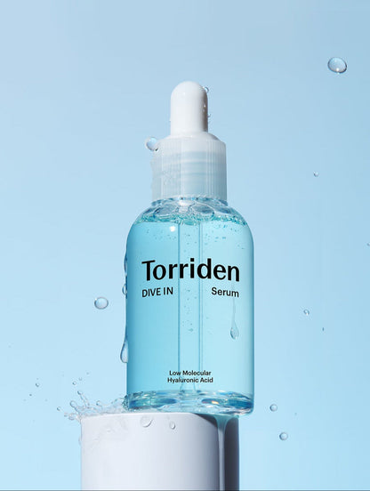 Torriden DIVE-IN serum dropper bottle — lightweight non-sticky texture